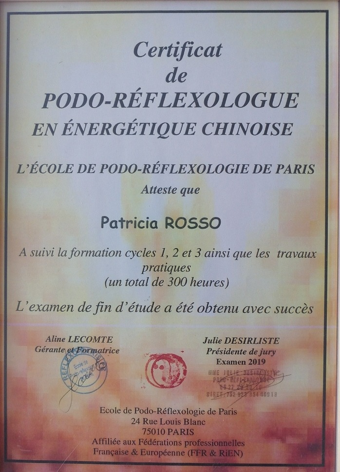 photo diplome Patricia ROSSO