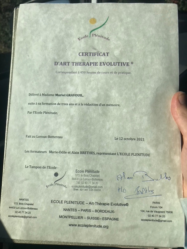 photo diplome Muriel Gravouil