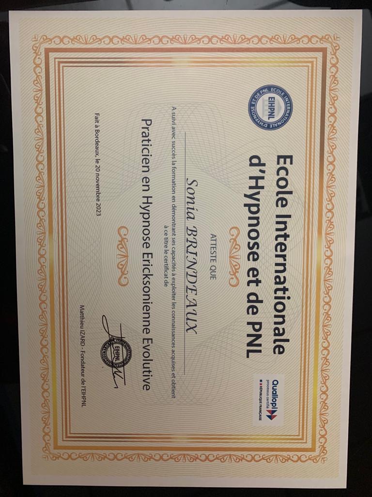 photo diplome Bulle de lumière 