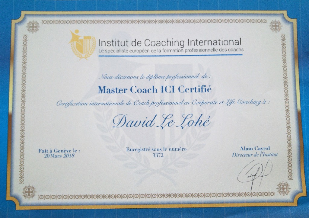photo diplome David Le Lohé
