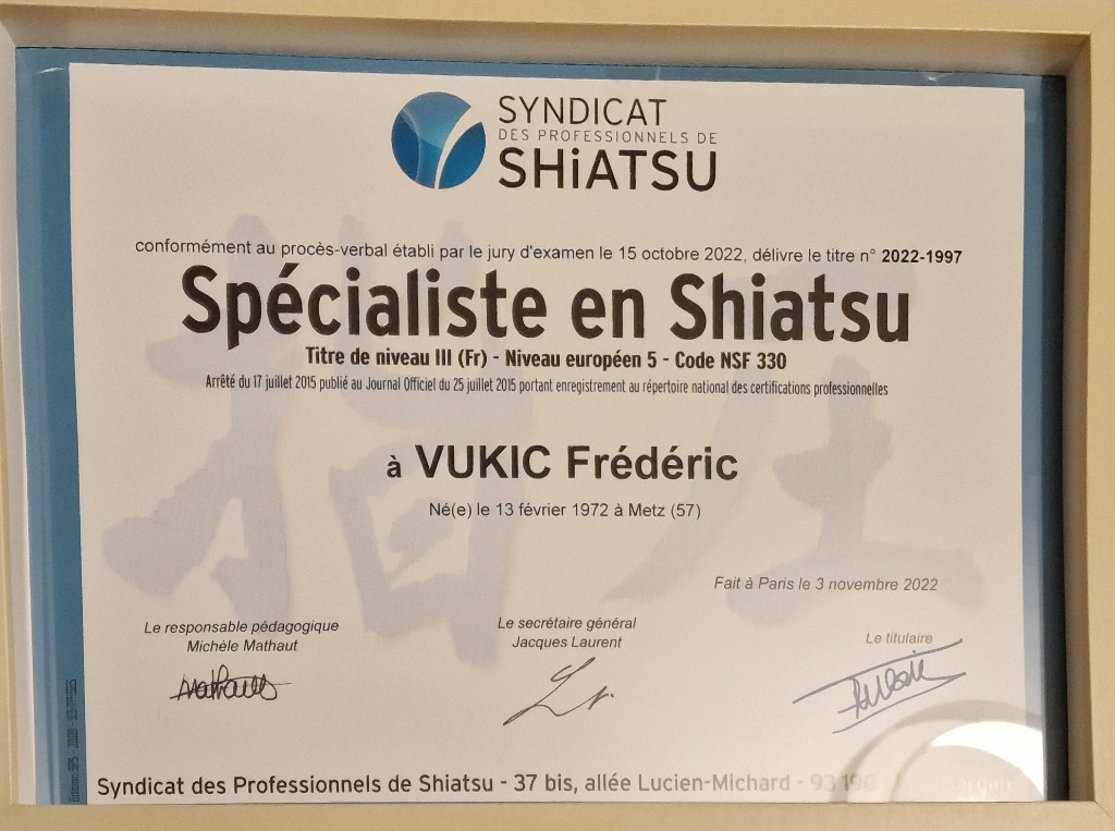 photo diplome Frédéric VUKIC