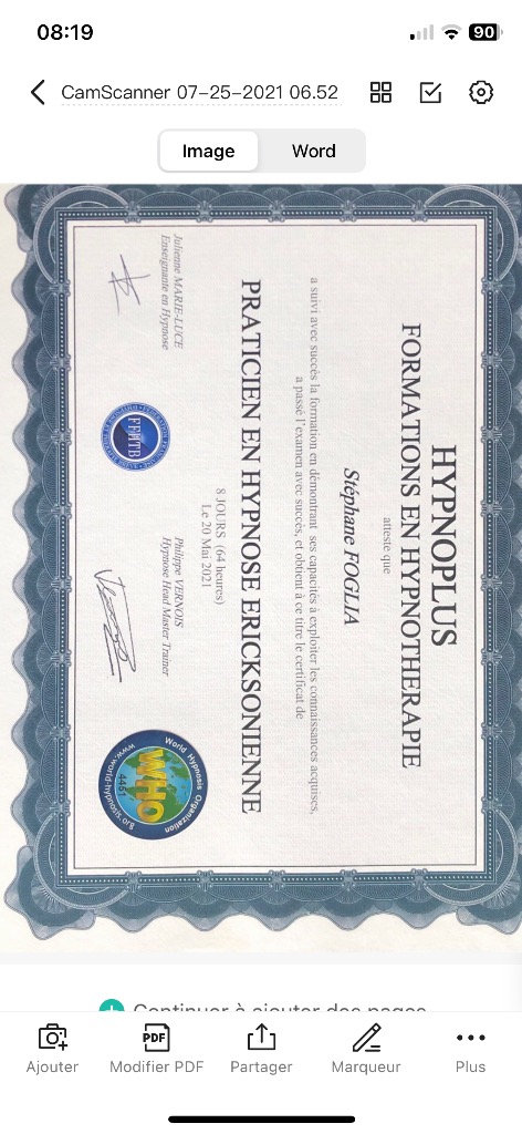 photo diplome Stéphane FOGLIA 