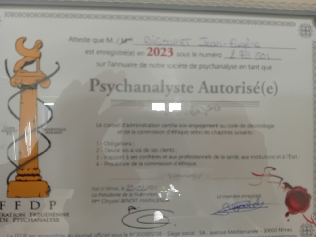 photo diplome Jean-eugène Bigouret