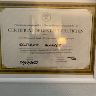 photo diplome ELISABETH ALLAERT