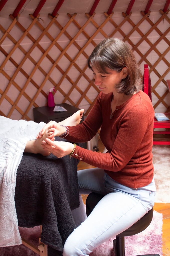 photo seance Sens & Emotions réflexologie