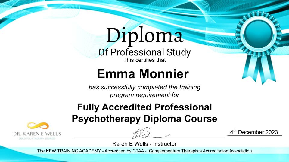 photo diplome Emma Monnier