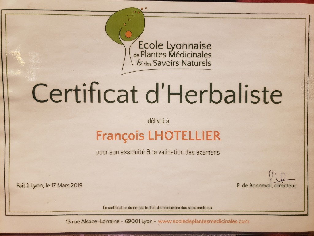 photo diplome François Lhotellier
