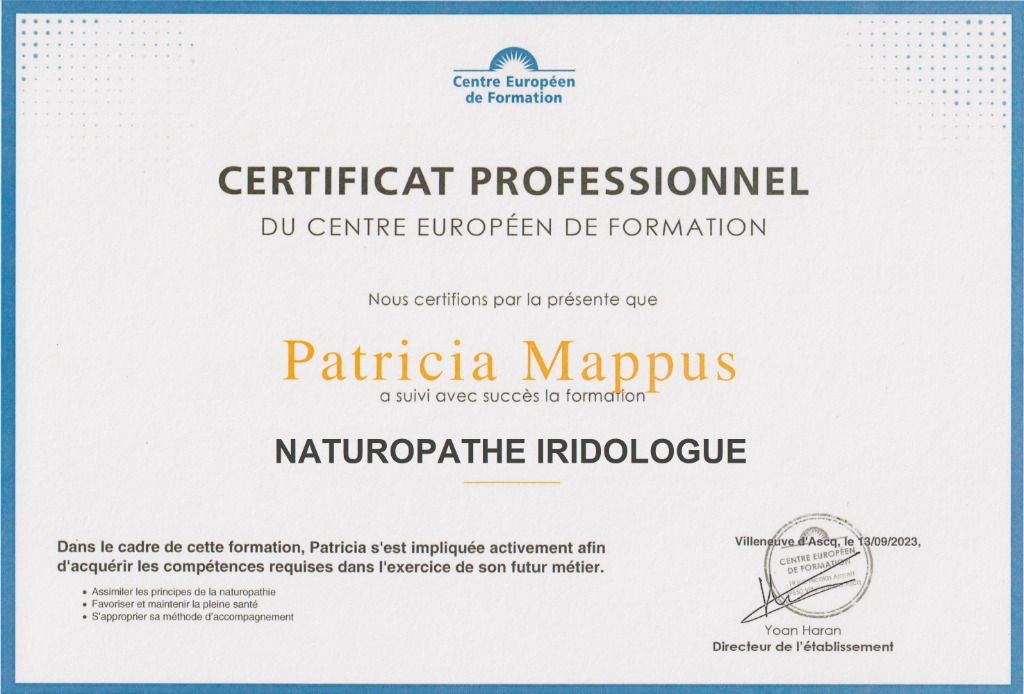 photo diplome Mappus patricia