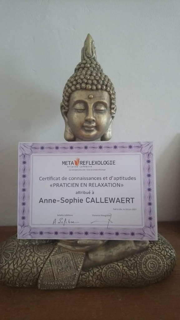 photo diplome Anne-Sophie CALLEWAERT