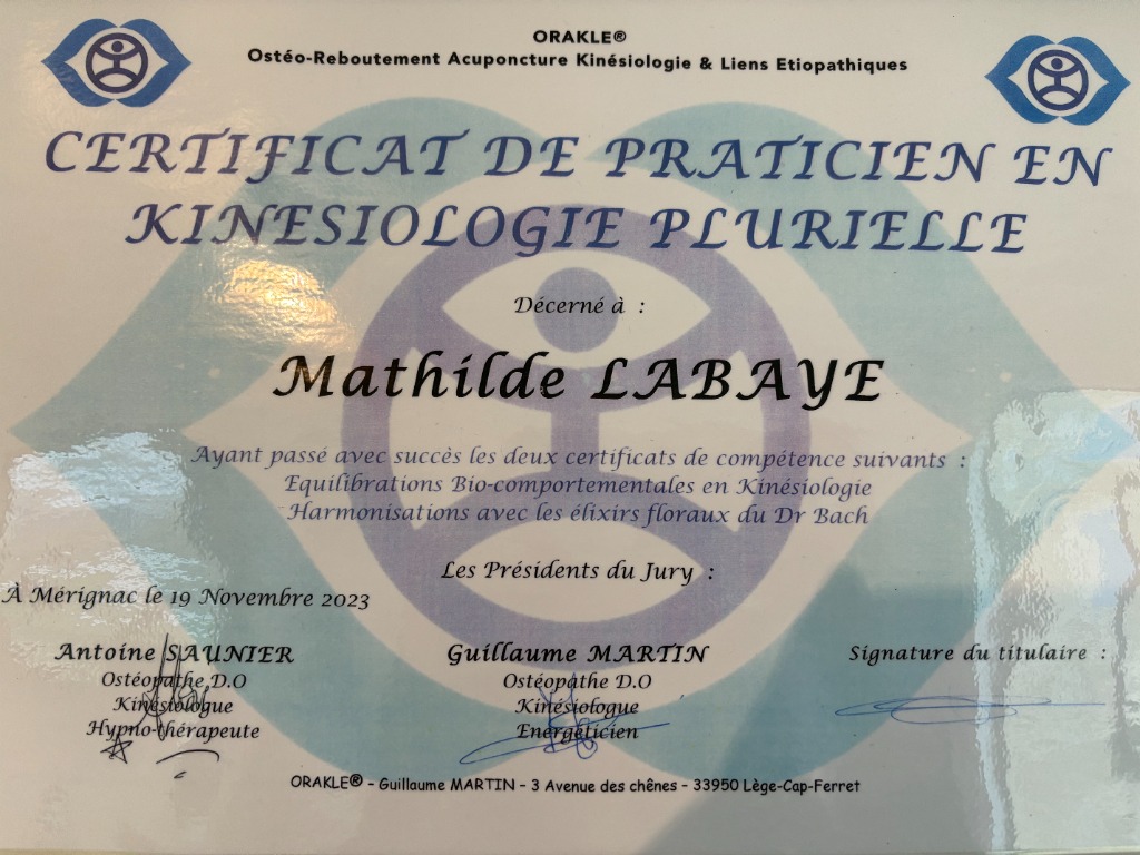 photo diplome Mathilde Labaye