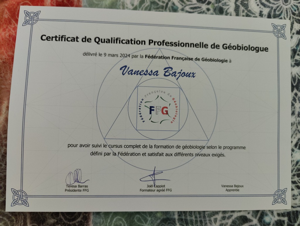 photo diplome Vanessa BAJOUX
