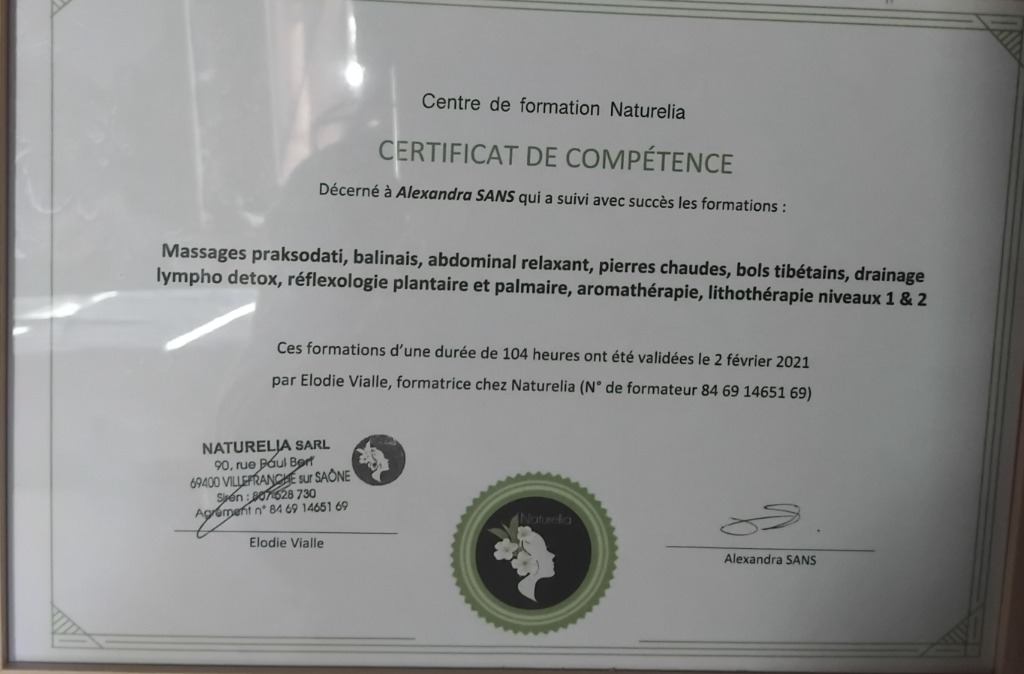 photo diplome Alexandra SANS 