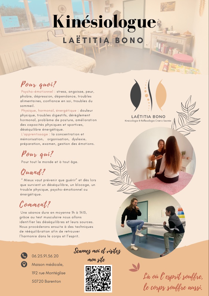 photo activite Laetitia Bono Kinesiologue