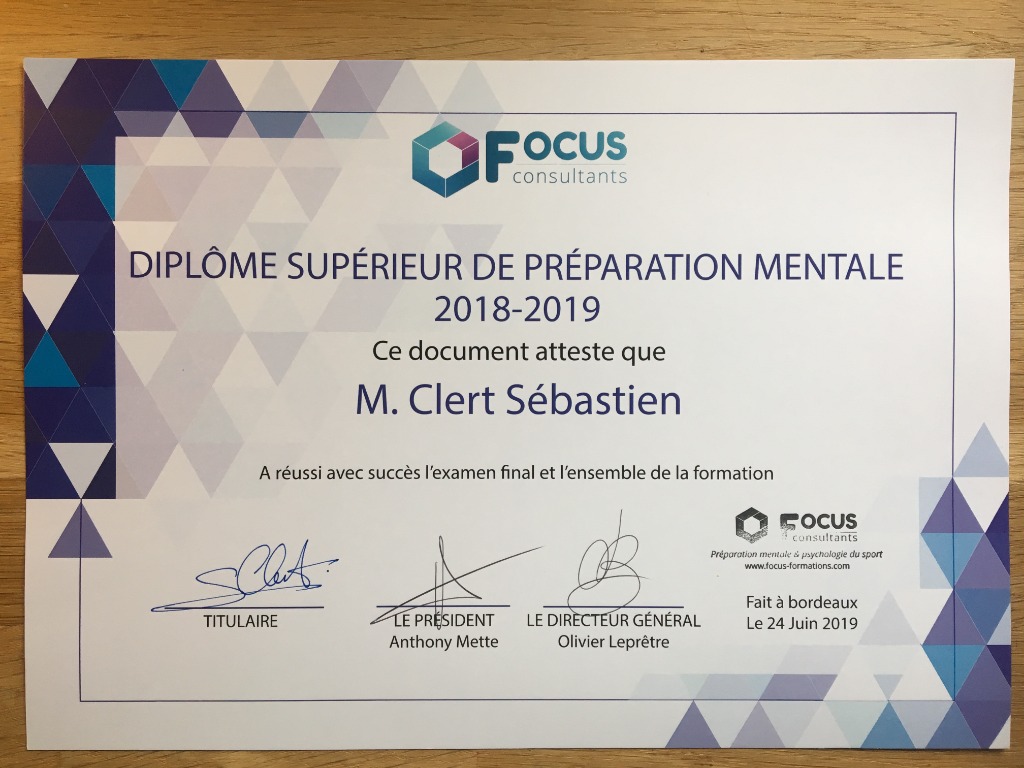 photo diplome Sébastien CLERT