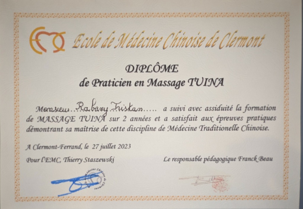 photo diplome Tristan RABANY