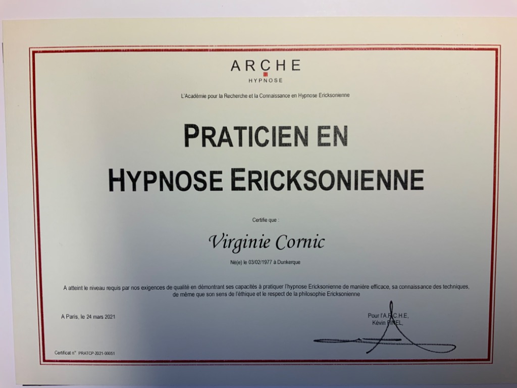 photo diplome Cornic Virginie