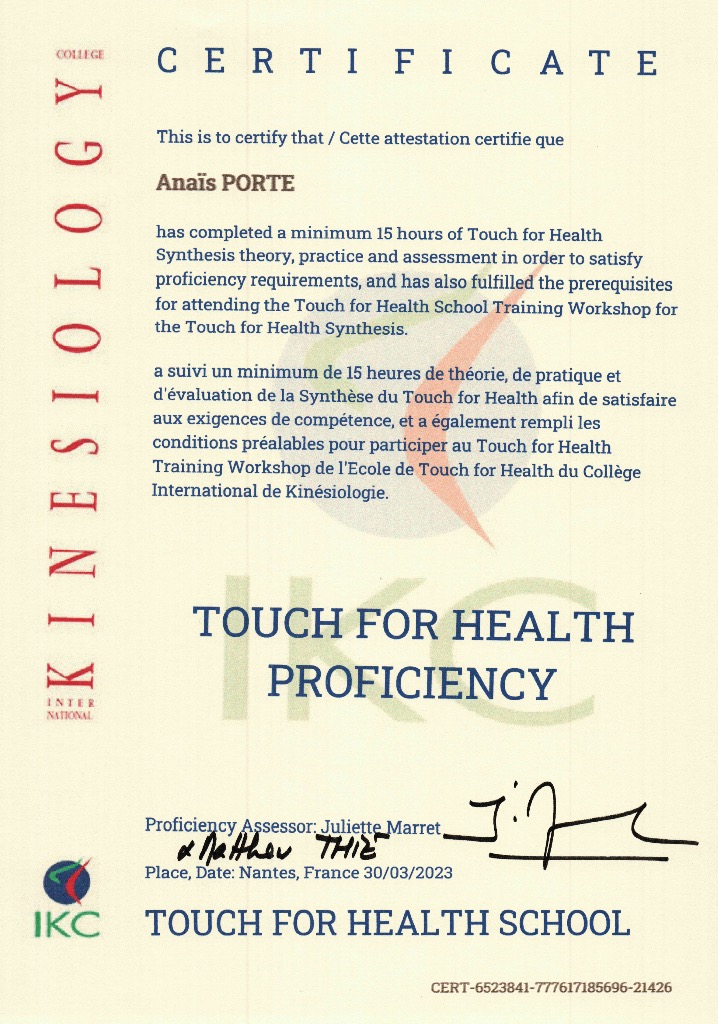 photo diplome Anaïs Porte