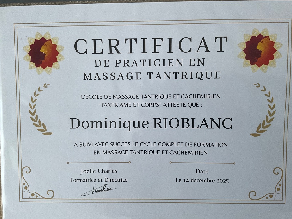 photo diplome Quintessence des sens