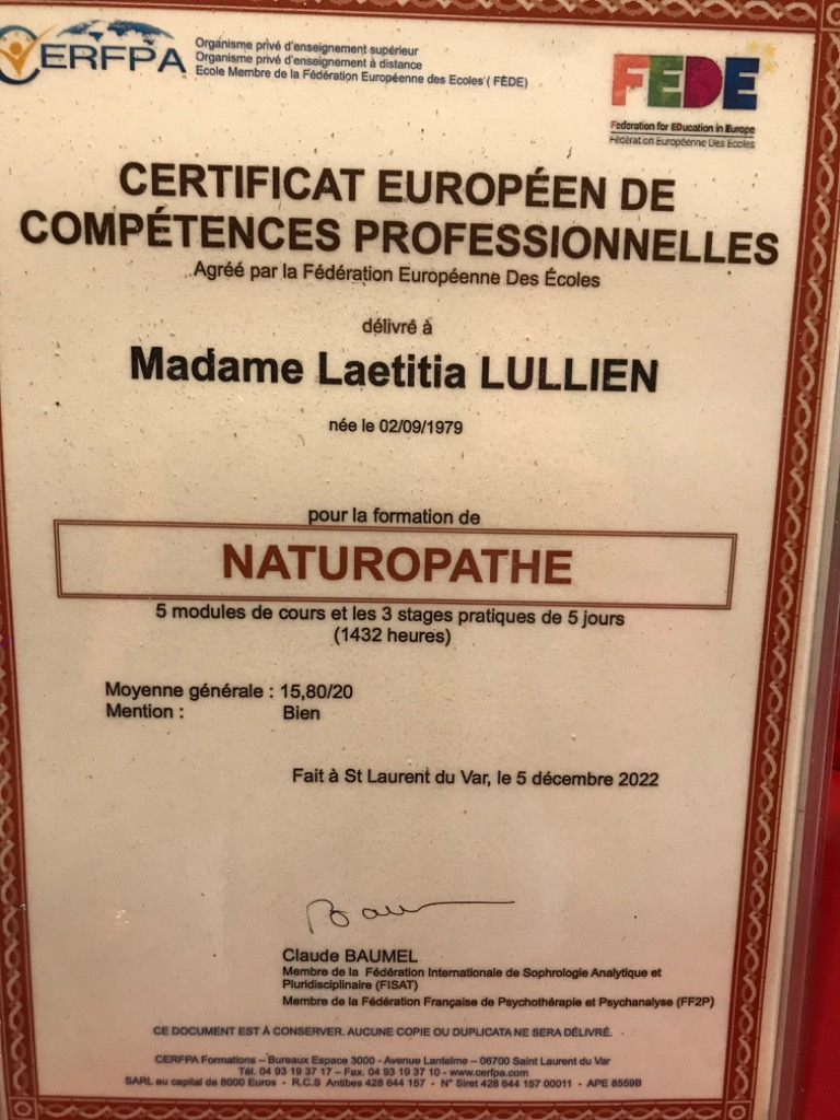 photo diplome Nature-é-moi