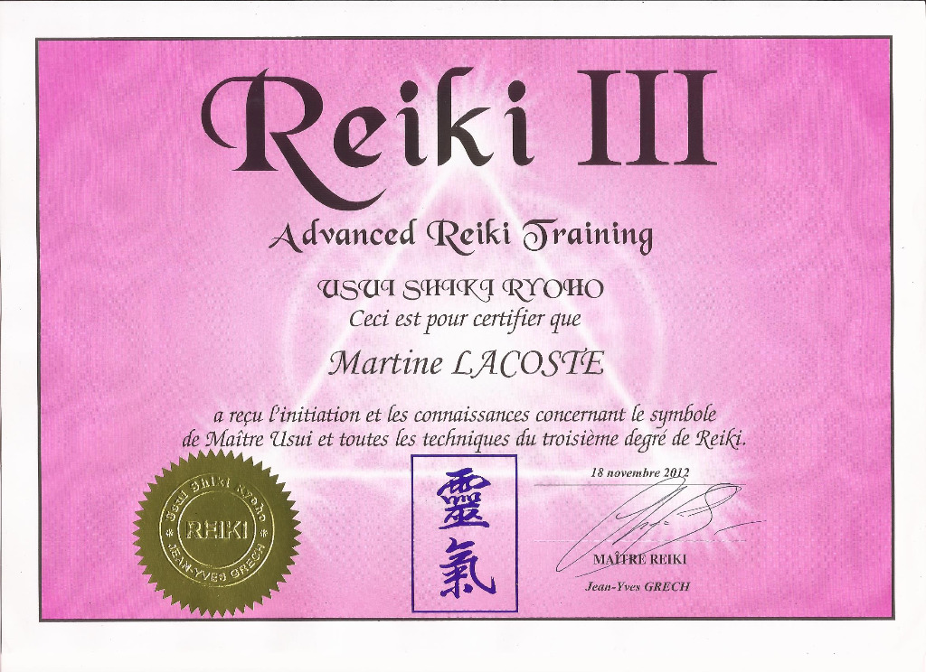 photo diplome Martine Lacoste