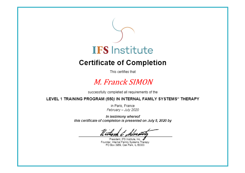 photo diplome Franck SIMON