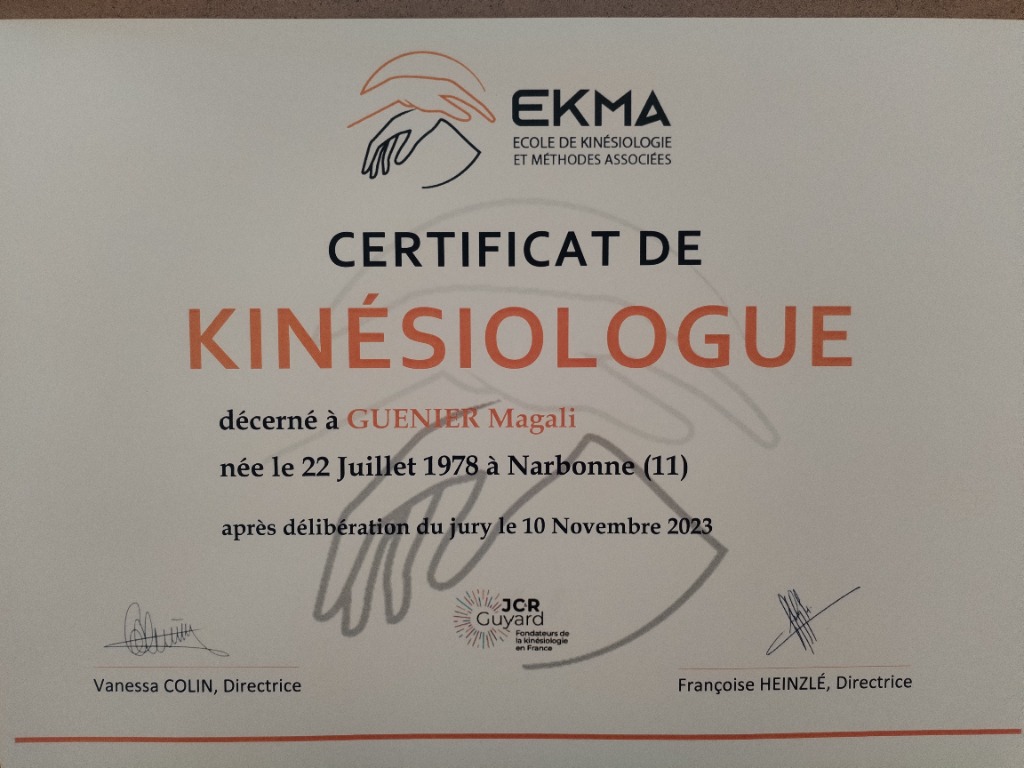 photo diplome MAGALI GUENIER