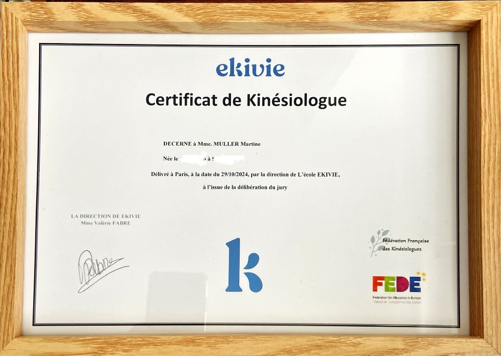 photo diplome Martine MULLER