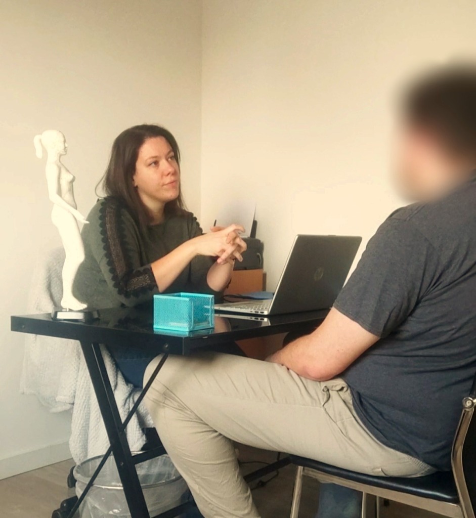 photo activite Sophie DELAFONT Quintessence kinésiologie