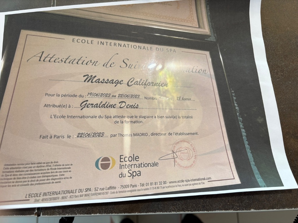 photo diplome Un instant pour soi 