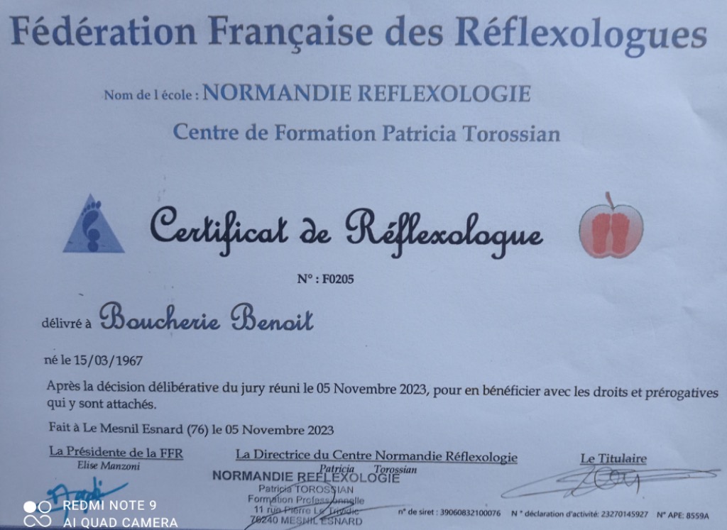 photo diplome Benoit Boucherie