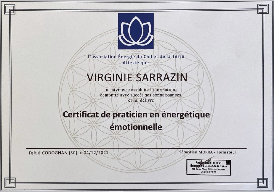 photo activite Virginie Sarrazin