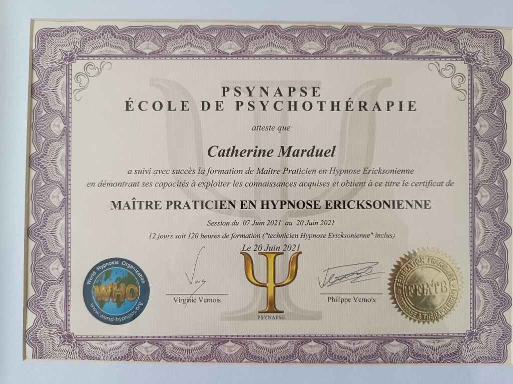 photo diplome Catherine marduel