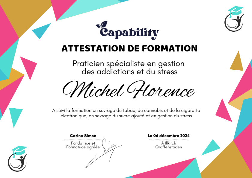 photo diplome Florence MICHEL