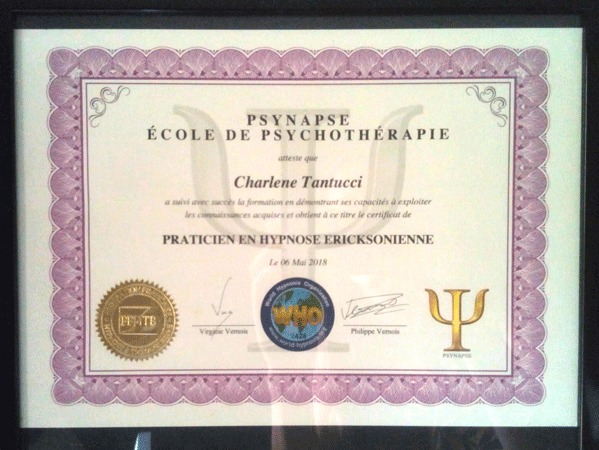 photo diplome Charlène Tantucci