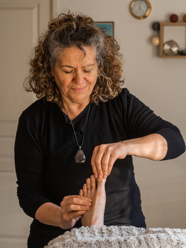 photo portrait Veronique réflexologie 