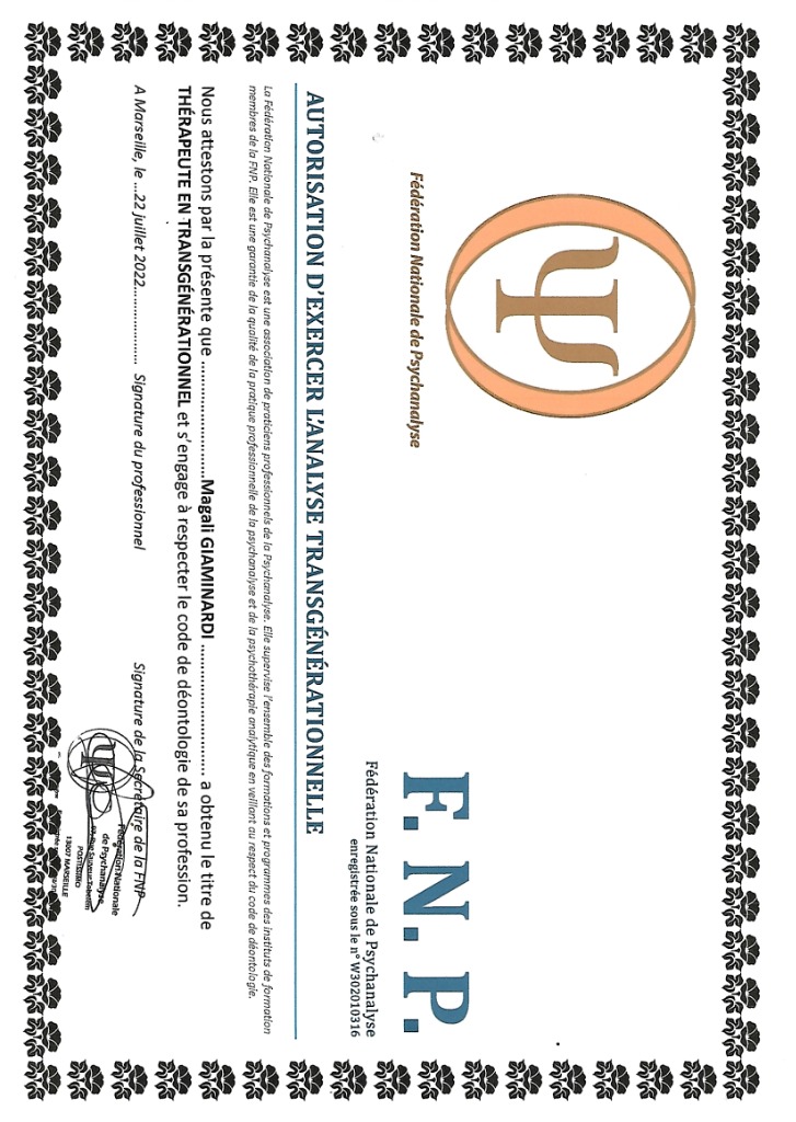 photo diplome Magali Giaminardi 