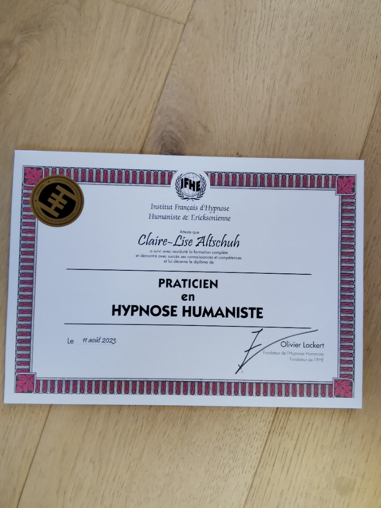 photo diplome Claire-Lise Altschuh