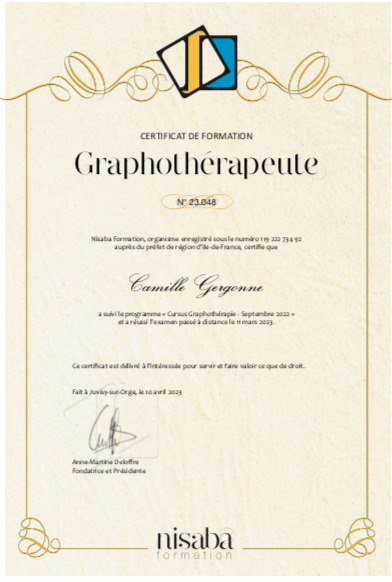 photo diplome Camille Gergonne