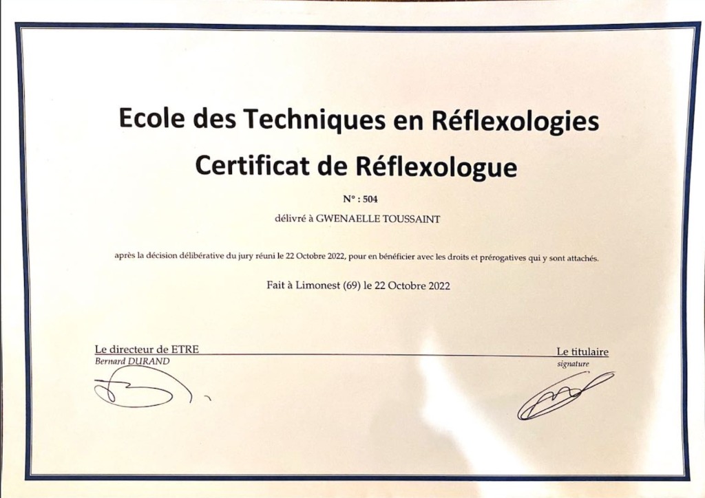 photo diplome Gwenaëlle KHELFA