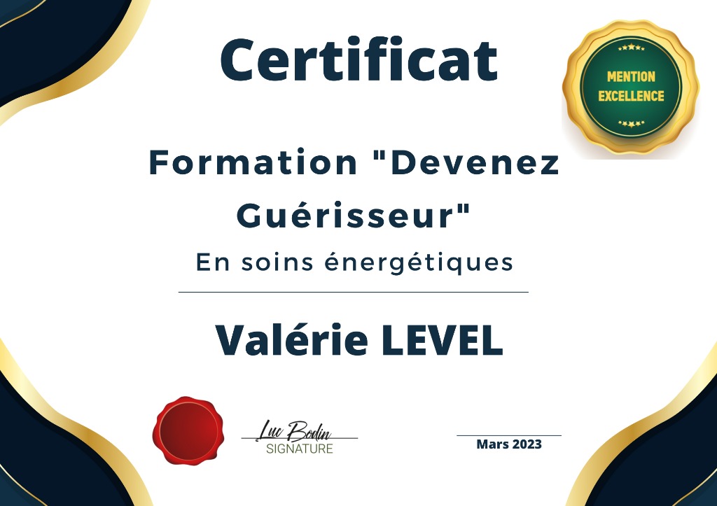 photo diplome Valérie LEVEL