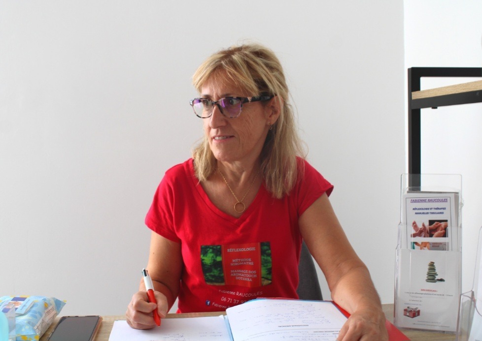 photo portrait Fabienne Raucoules Réflexologue