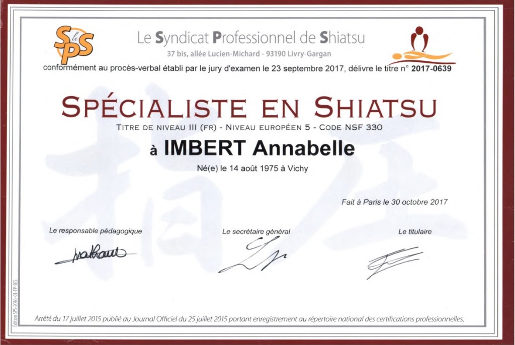 photo diplome Annabelle imbert