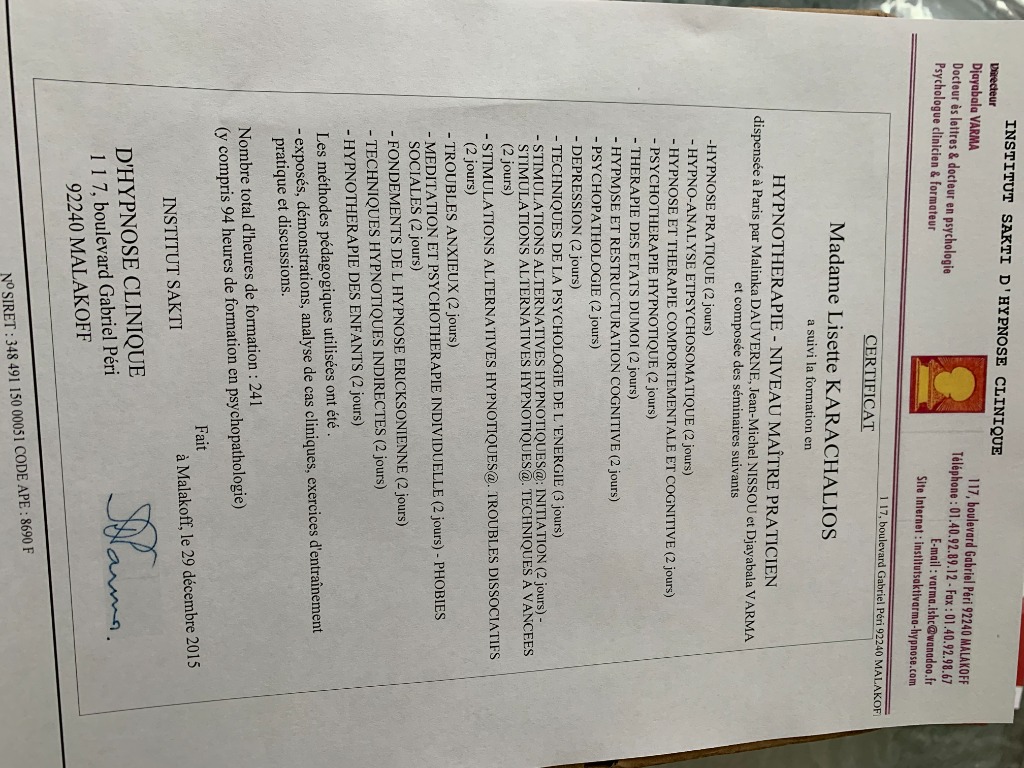 photo cabinet Lisette KARACHALIOS