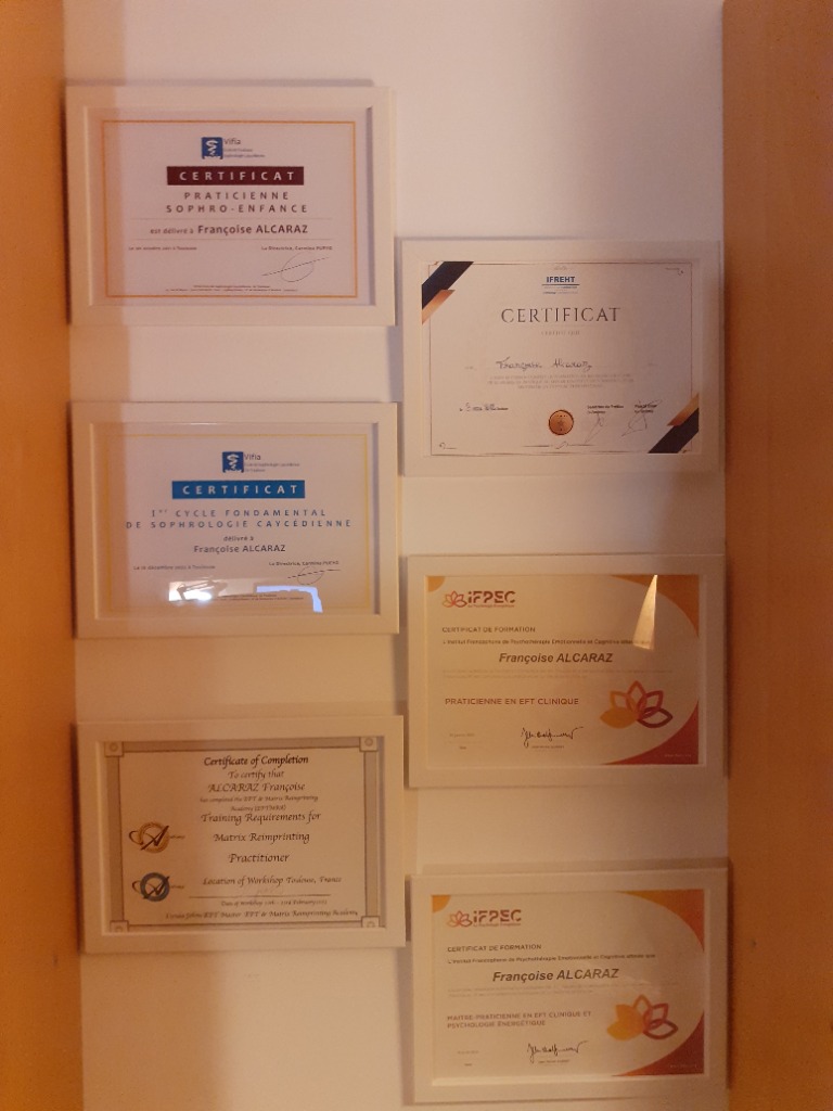 photo diplome Françoise Alcaraz