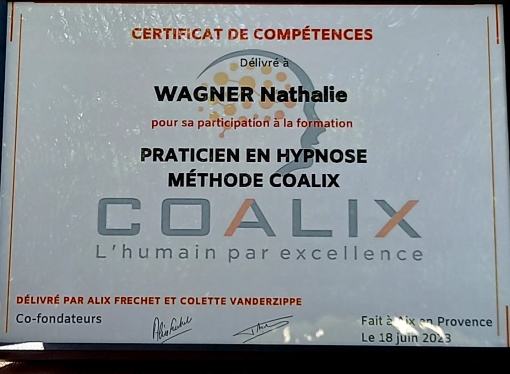 photo diplome Nathalie WAGNER 