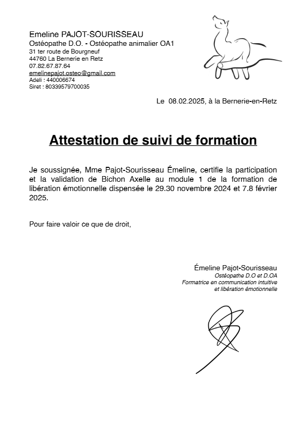 photo diplome Axelle Bichon