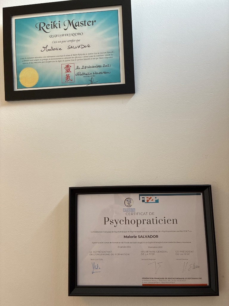 photo diplome Malorie Salvador 