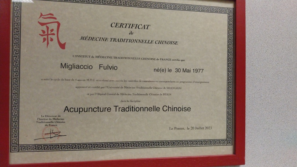 photo diplome Fulvio Migliaccio