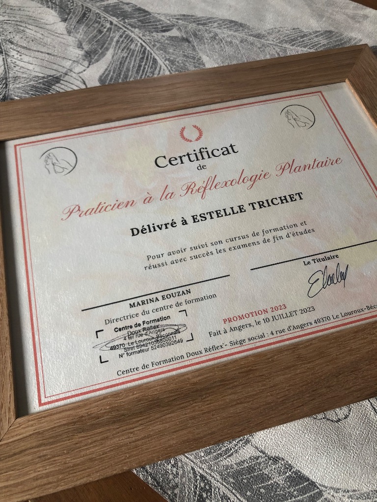 photo diplome Estelle TRICHET