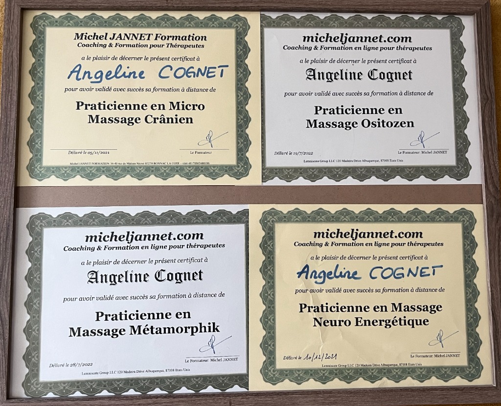 photo diplome Angeline COGNET